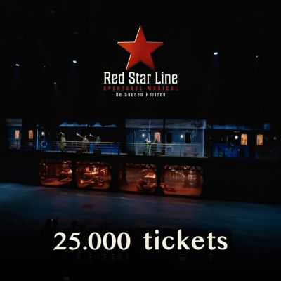 Al meer dan 25.000 tickets de deur uit voor nieuwe spektakel-musical Red Star Line!
