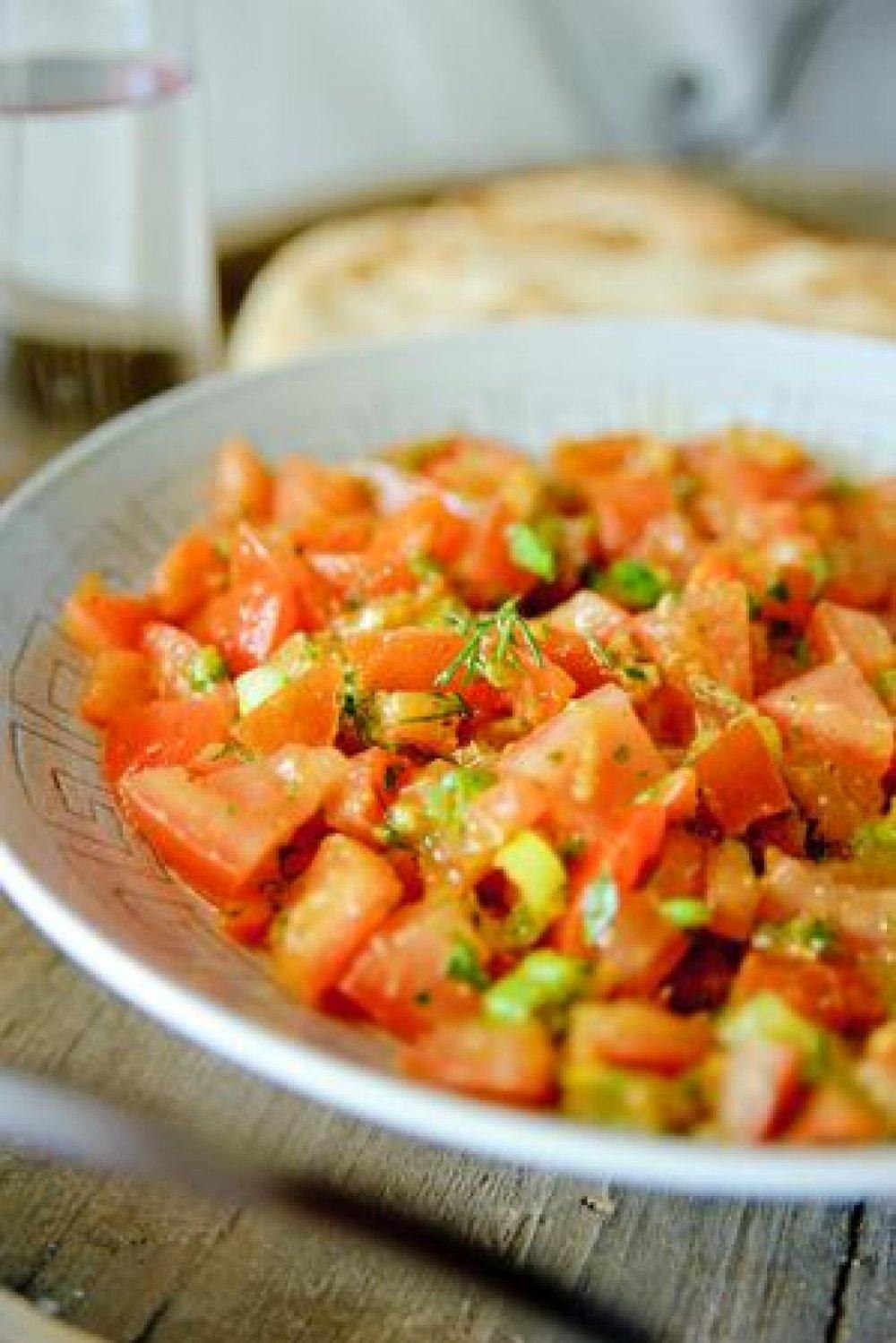 Marokkaanse tomatensalade