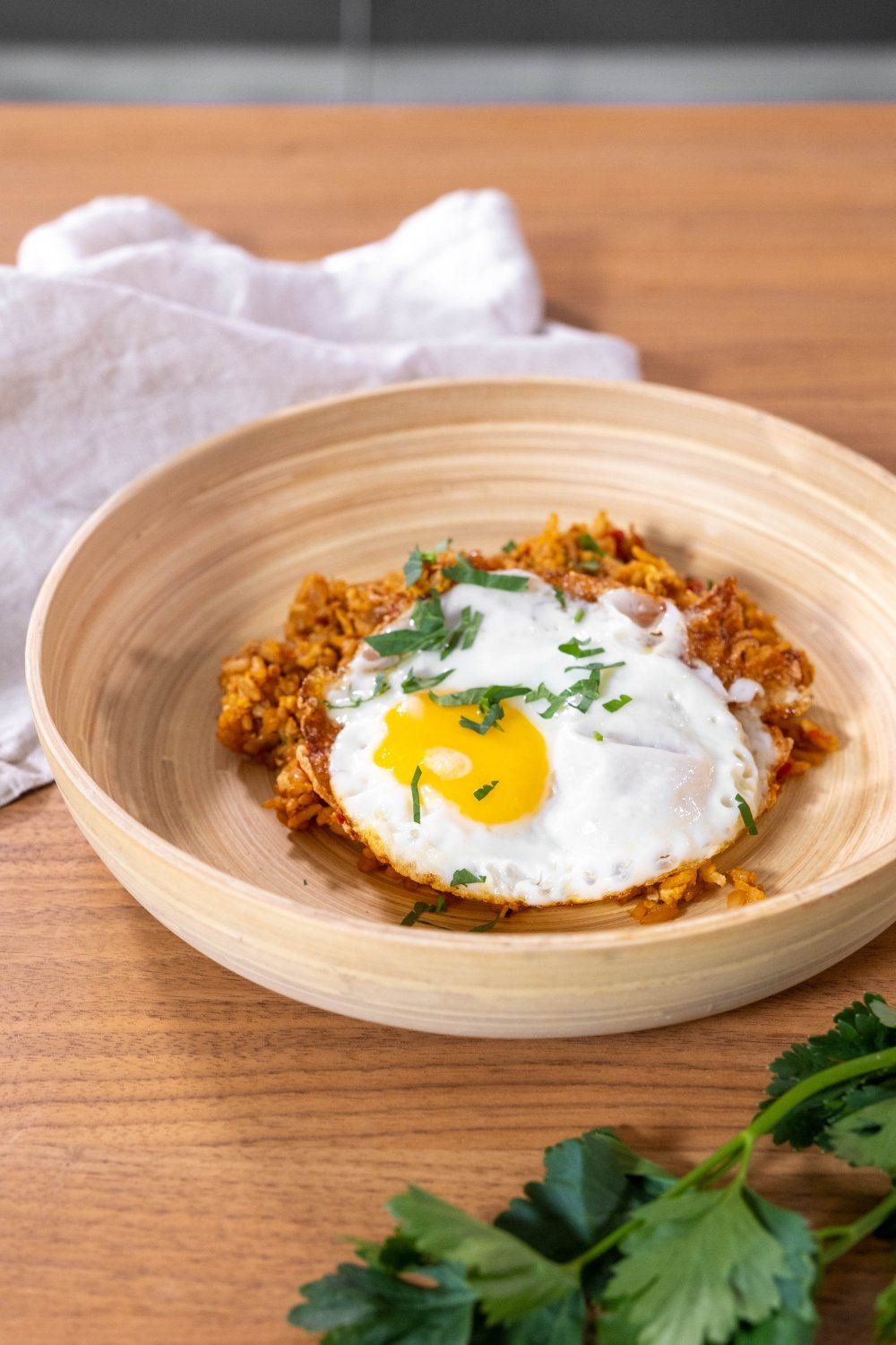 Nasi goreng met een eitje