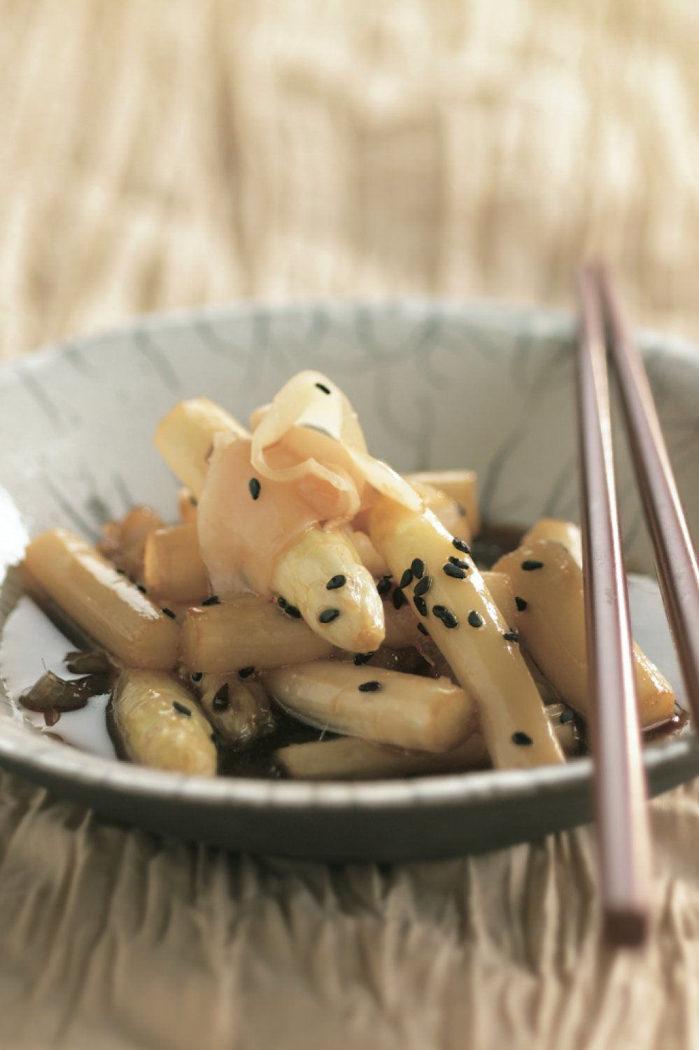 Asperges op Japanse wijze