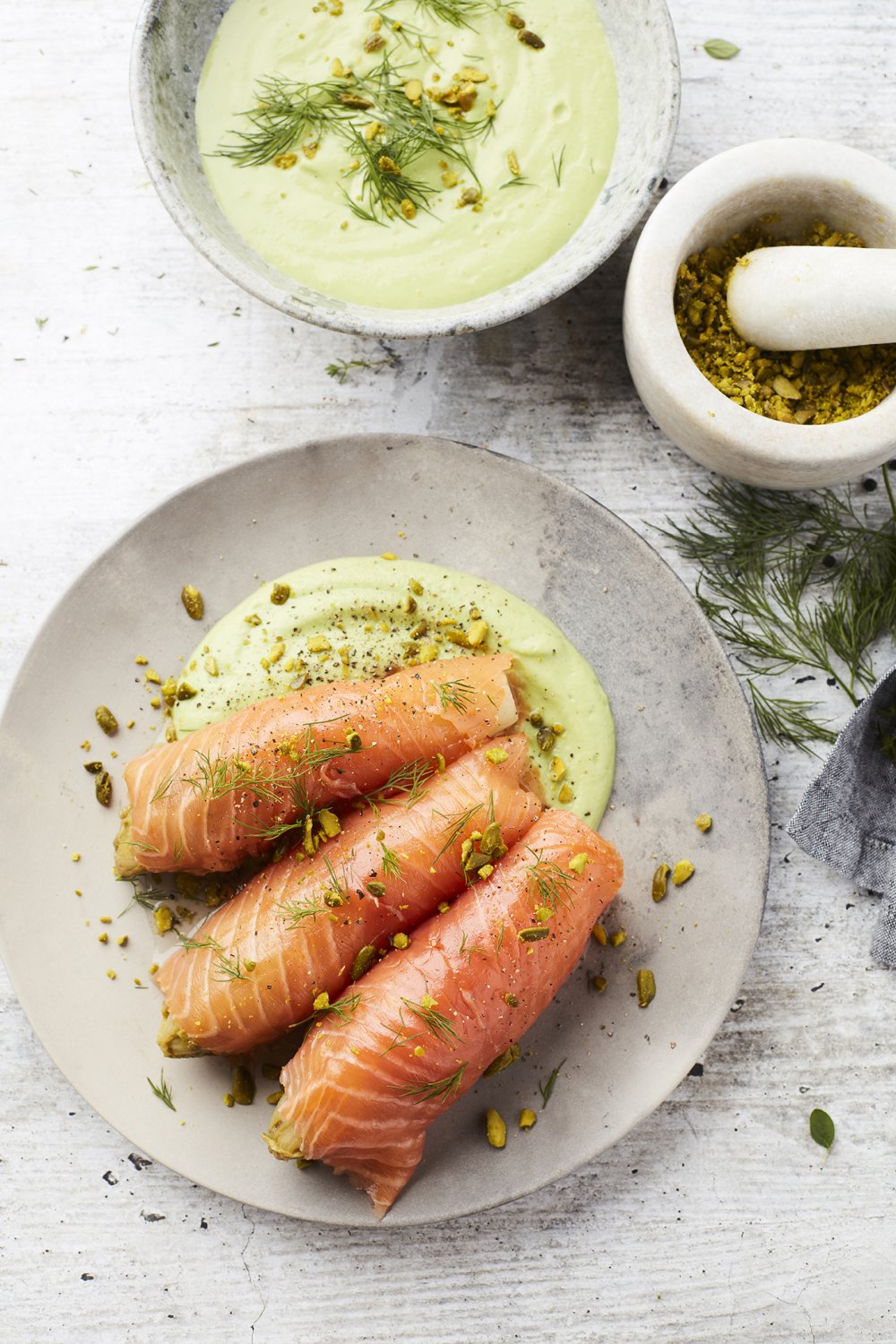 Broccolipuree Met Witloofrolletjes In Gerookte Zalm Recepten Njam