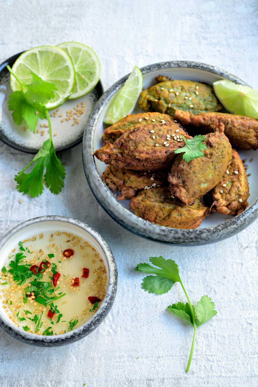 Thaise viskoekjes met gemberdipsaus