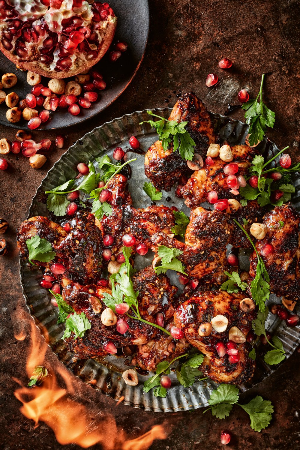 Za'atar spiced chicken wings