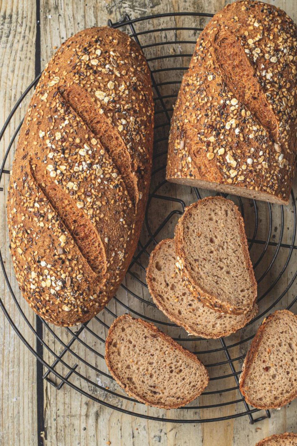 Glutenvrij volkoren meergranenbrood