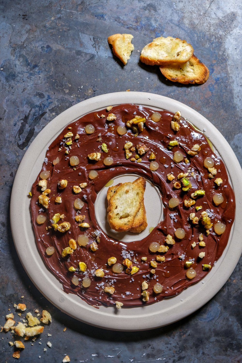 Smokey chocolate carpaccio