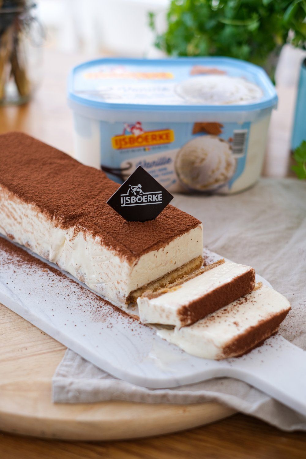 Tiramisu-ijstaart