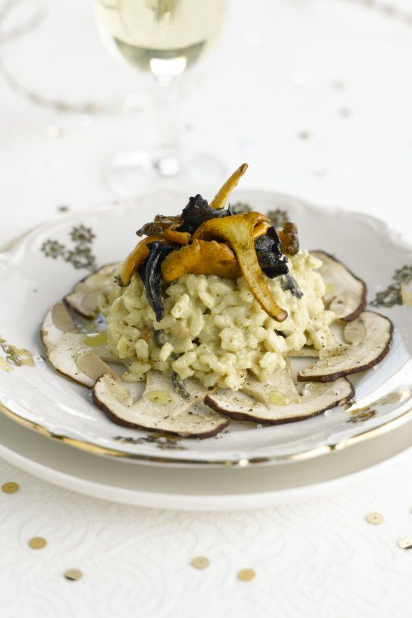 Risotto met paddenstoelen