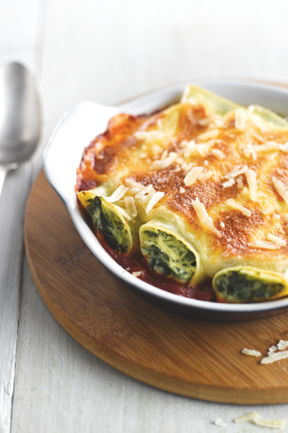 Cannelloni met snijbiet