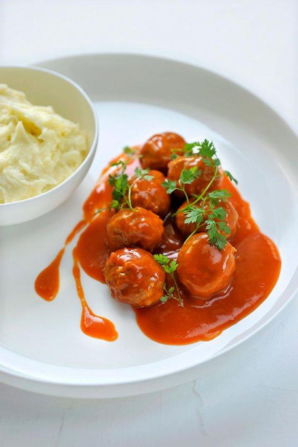 Balletjes in tomatensaus