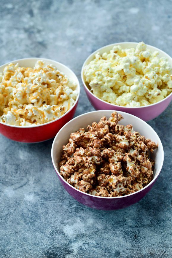 Popcorn met gezouten karamel