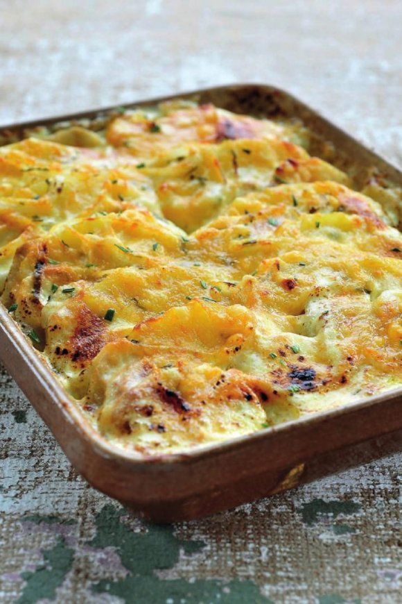 Gratin Dauphinois van vergeten groenten