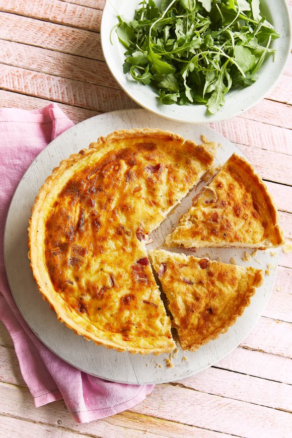 Glutenvrije quiche lorraine