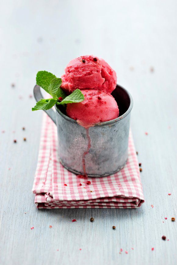 Sorbet van bloedsinaasappel