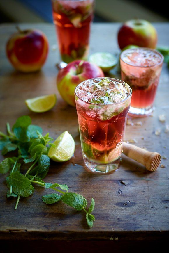 Mojito met appel-kersensap