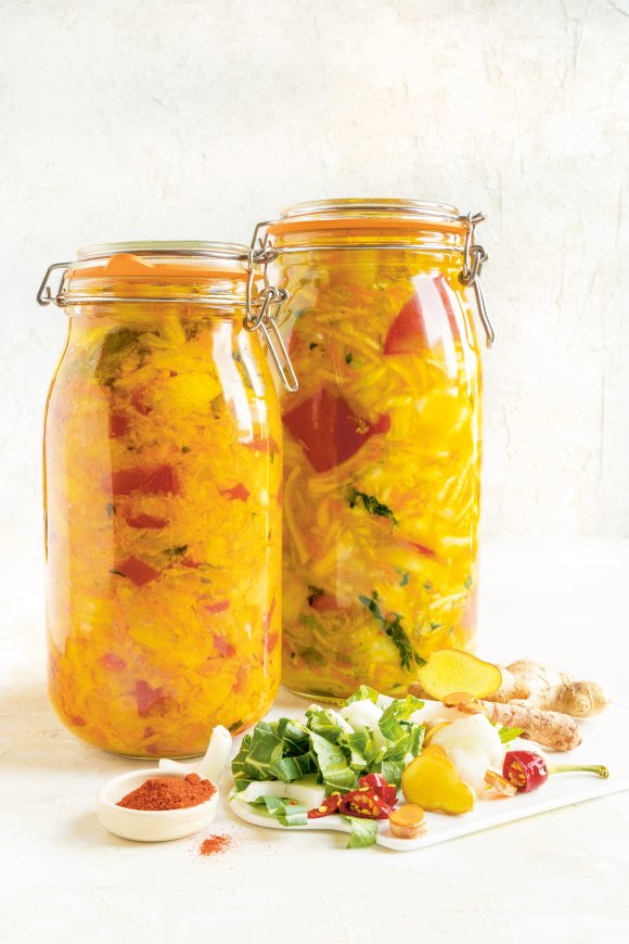 Gefermenteerde kimchi