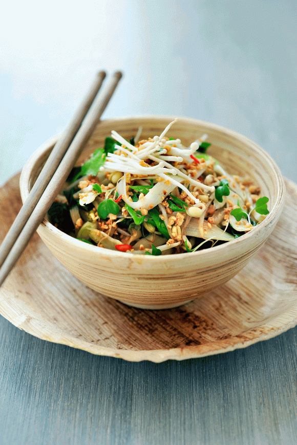 Pad Thai van asperges