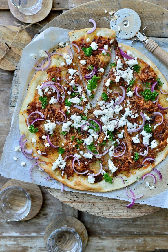 Pizza pulled pork