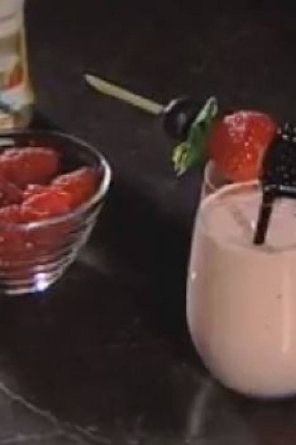 Aardbeienmilkshake