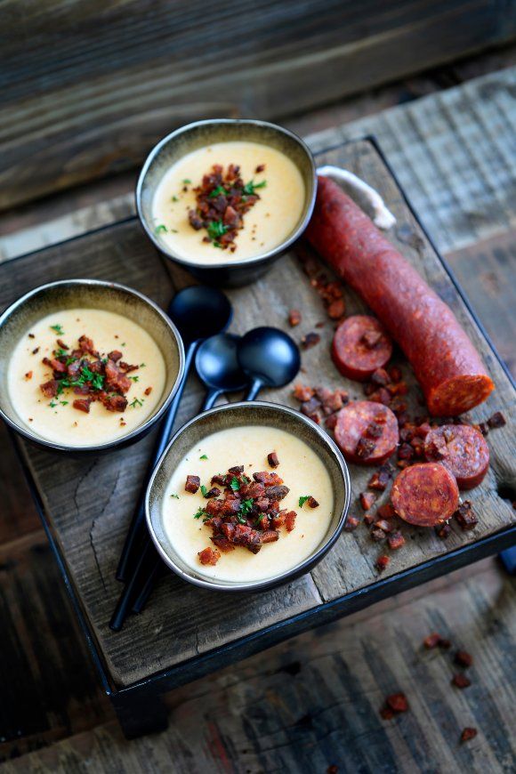 Panna cotta van chorizo