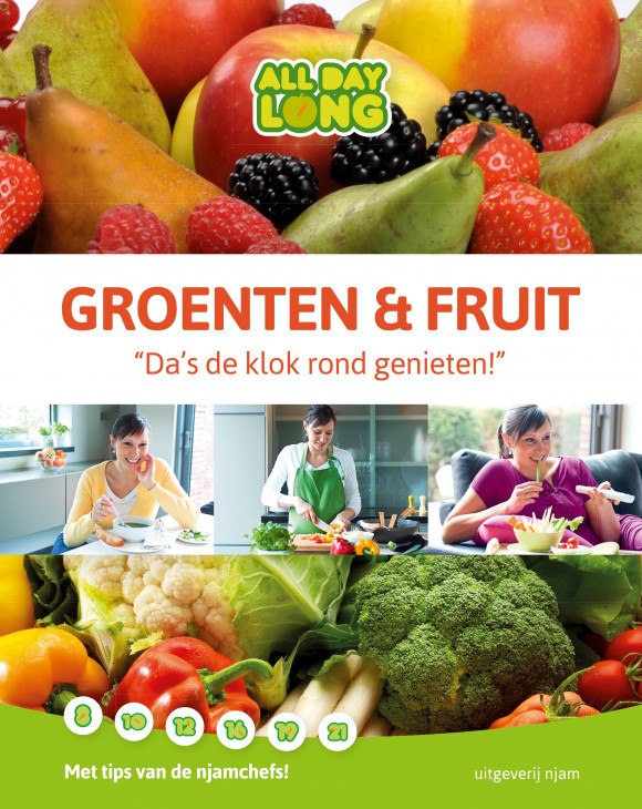 Groenten en fruit, da’s de klok rond genieten