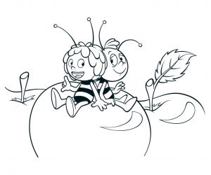Die Biene Maja, Ausmalbild #3