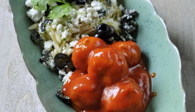 Griekse balletjes in tomatensaus