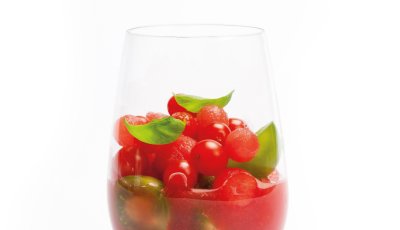 Bouillon van watermeloen