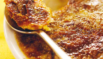 Crème brûlée van speculaas