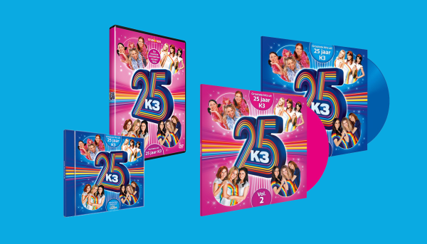 Win een 25 jaar K3 CD, DVD of vinyl!